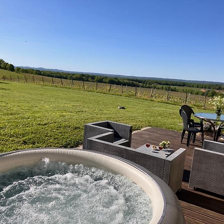 Perigourdine Avec Spa Et Vue Pomport 外观 照片