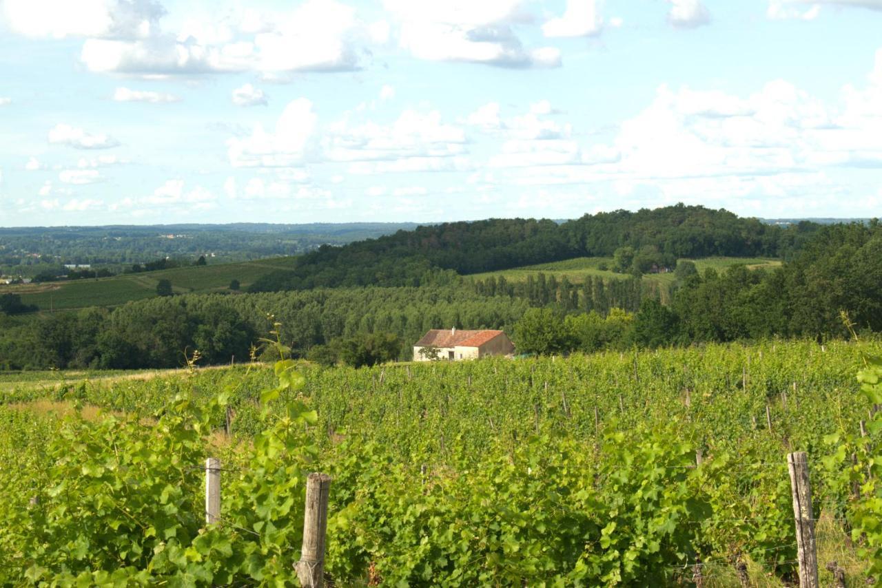 Perigourdine Avec Spa Et Vue Pomport 外观 照片