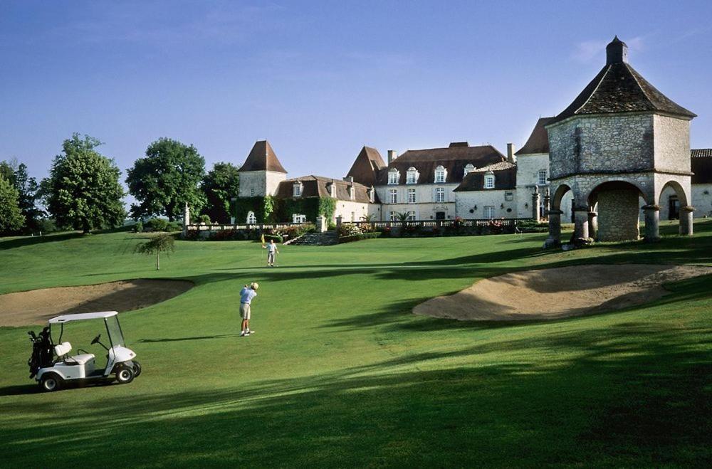 Perigourdine Avec Spa Et Vue Pomport 外观 照片