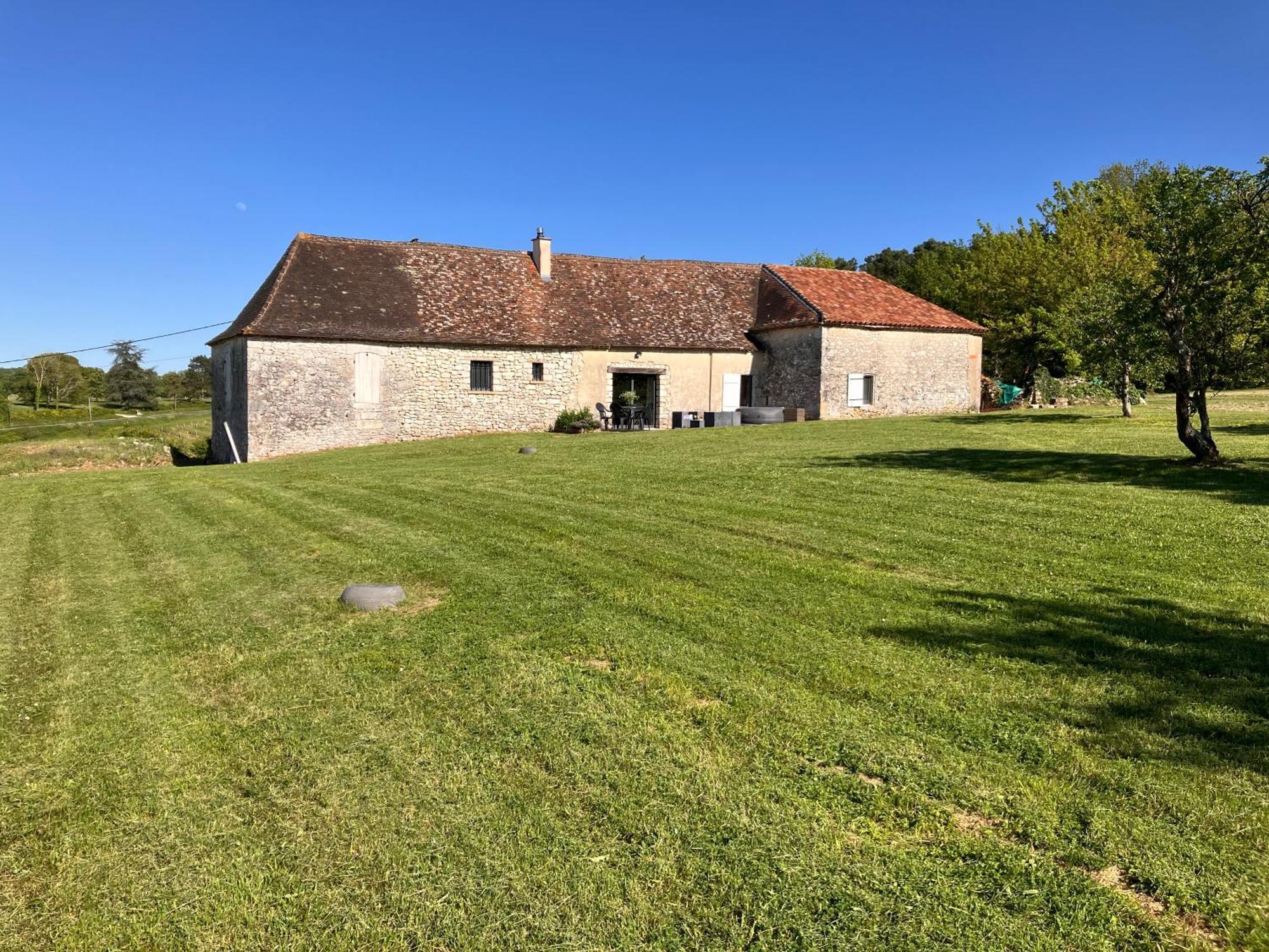 Perigourdine Avec Spa Et Vue Pomport 外观 照片