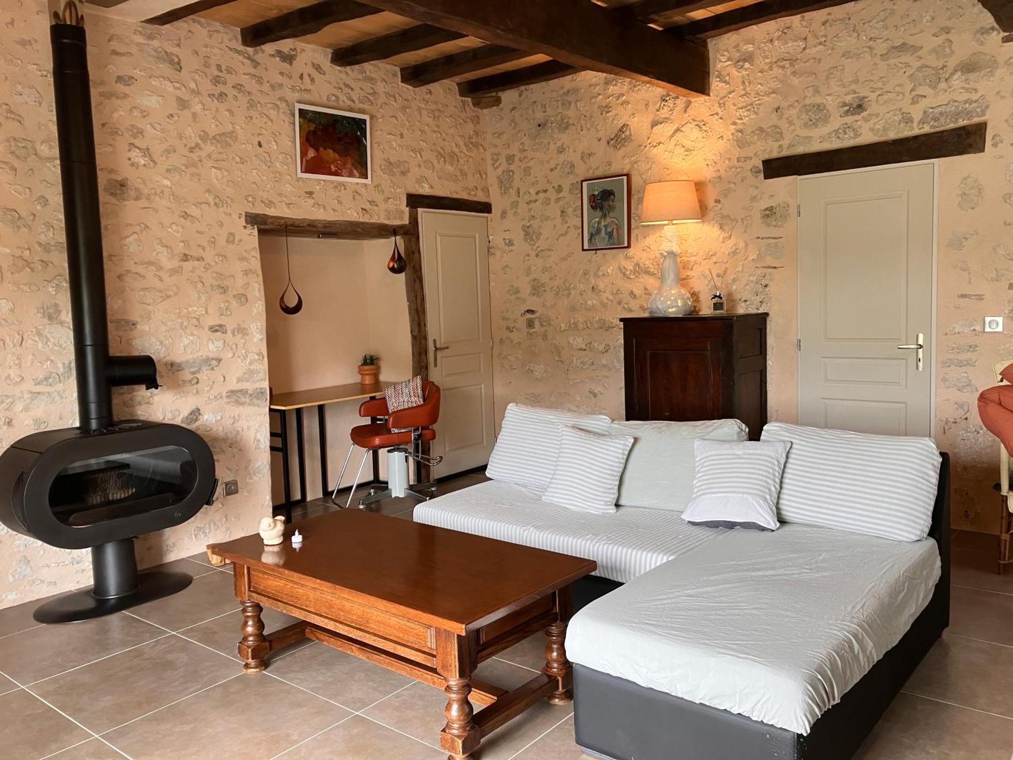 Perigourdine Avec Spa Et Vue Pomport 外观 照片